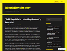 Tablet Screenshot of calibertarianreport.com